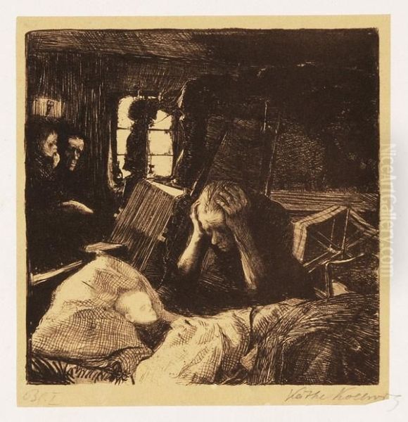 Not Oil Painting by Kathe Kollwitz