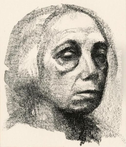 Selbstbildnis Oil Painting by Kathe Kollwitz