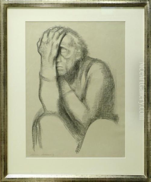 Selbstportrat Oil Painting by Kathe Kollwitz