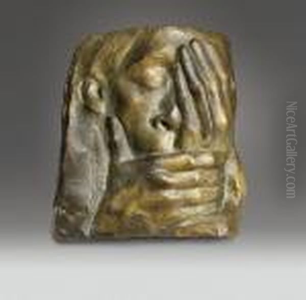 Die Klage (zum Gedenken Des 1938 Verstorbenen Ernst Barlach) Oil Painting by Kathe Kollwitz