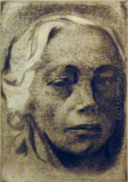 Selbstbildnis Oil Painting by Kathe Kollwitz