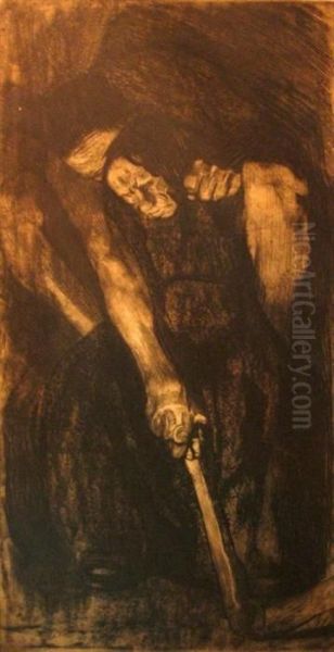 Inspiration Oil Painting by Kathe Kollwitz