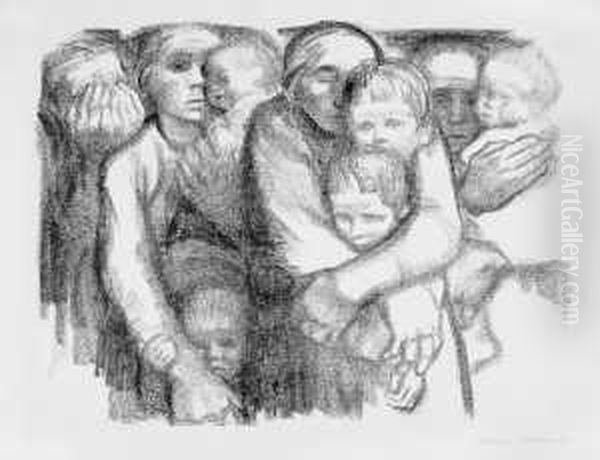 Mutter Oil Painting by Kathe Kollwitz