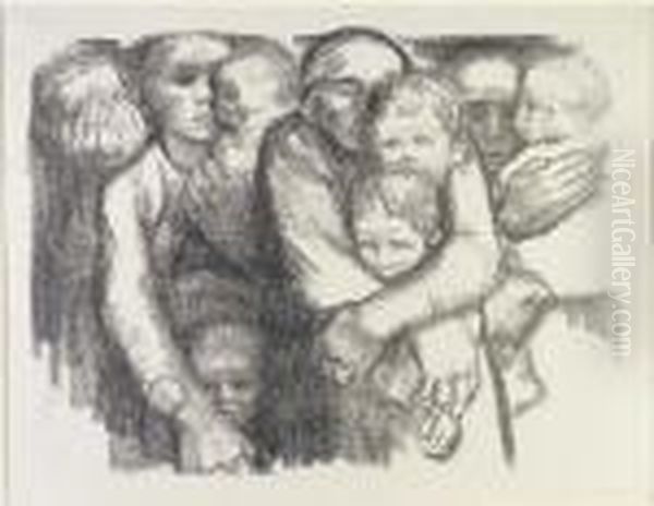 Mutter, Plate Xi From Krieg Oil Painting by Kathe Kollwitz