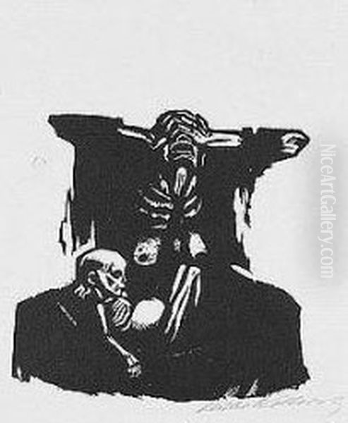 Hunger (hunger) Oil Painting by Kathe Kollwitz