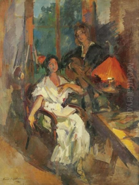 Evening Duet Oil Painting by Konstantin Alexeievitch Korovin