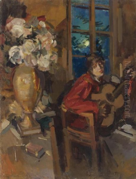 Evening Serenade Oil Painting by Konstantin Alexeievitch Korovin