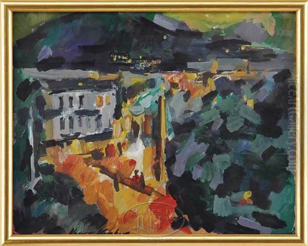 Russian Landscape Oil Painting by Konstantin Alexeievitch Korovin