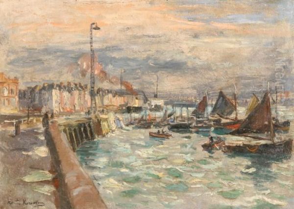 Marseilles Oil Painting by Konstantin Alexeievitch Korovin