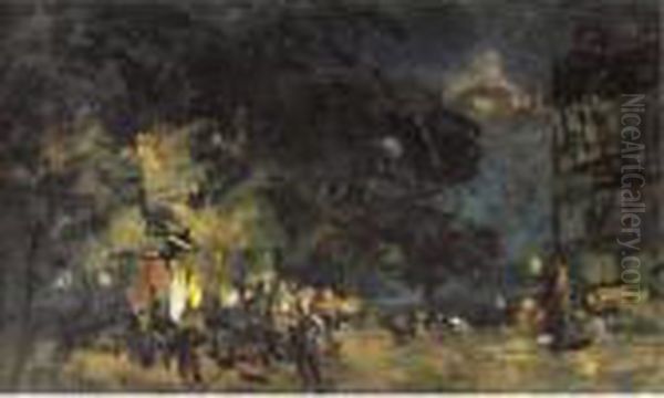 View Of Valencia Oil Painting by Konstantin Alexeievitch Korovin