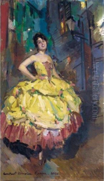 Spanish Dancer Oil Painting by Konstantin Alexeievitch Korovin