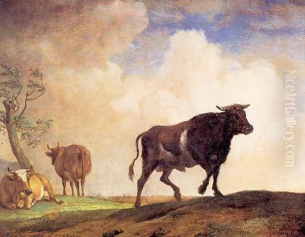 The Bull 1649 Oil Painting by Paulus Potter