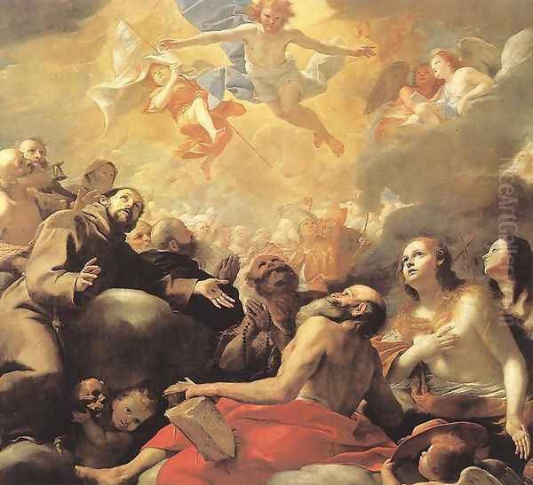 Christ in Glory c. 1660 Oil Painting by Mattia Preti