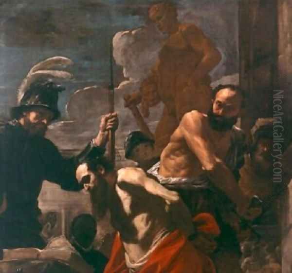 The Martyrdom of Saint Paul 1656 59 Oil Painting by Mattia Preti