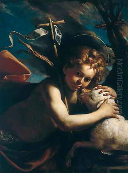 Young St John the Baptist Oil Painting by Mattia Preti