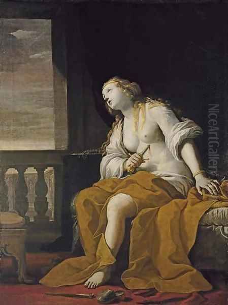 The Death of Lucretia Oil Painting by Mattia Preti