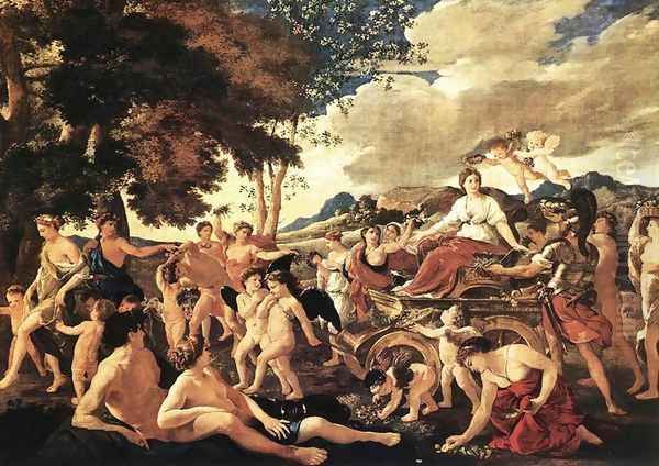 The Triumph of Flora 1631 Oil Painting by Nicolas Poussin