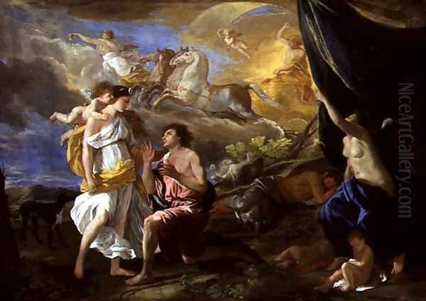 Selene and Endymion, c.1630 Oil Painting by Nicolas Poussin