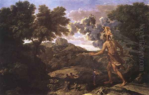 Landscape with Diana and Orion 1660-64 Oil Painting by Nicolas Poussin