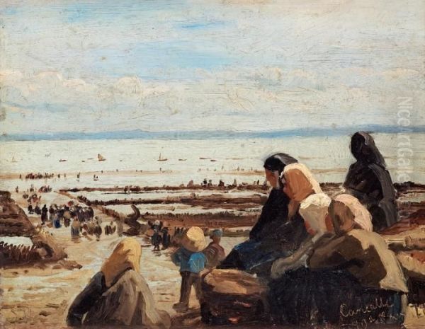 By The Sea Oil Painting by Peder Severin Kroyer