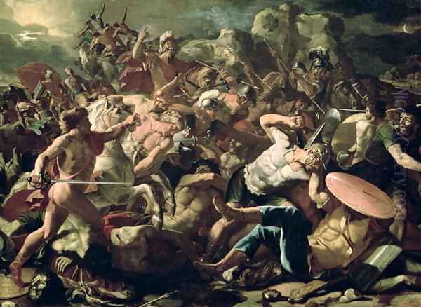 The Battle Oil Painting by Nicolas Poussin