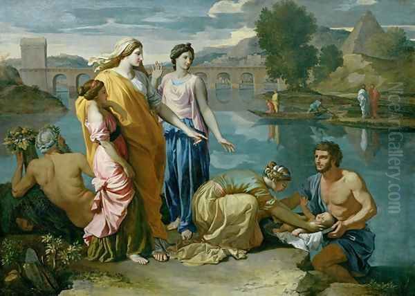 The Finding of Moses, 1638 Oil Painting by Nicolas Poussin