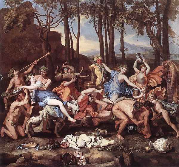 The Triumph of Pan 1636 Oil Painting by Nicolas Poussin