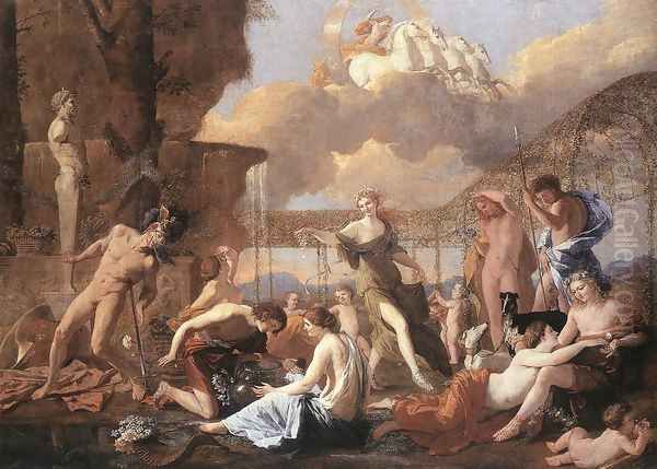 The Empire of Flora 1631 Oil Painting by Nicolas Poussin