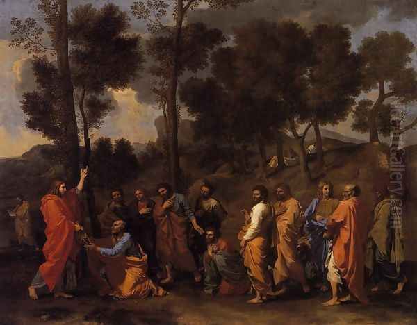 The Sacrament of Ordination 1636-40 Oil Painting by Nicolas Poussin