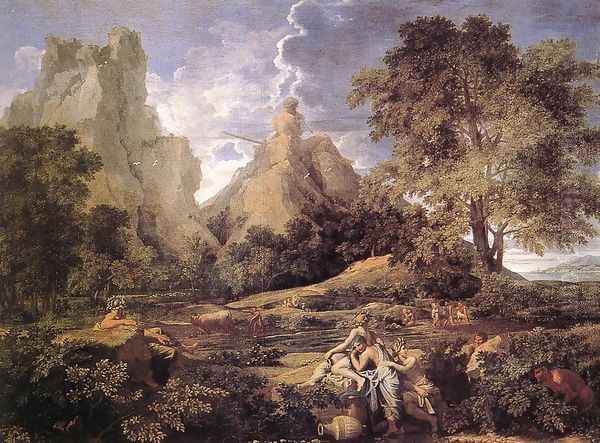 Landscape with Polyphemus 1648 Oil Painting by Nicolas Poussin