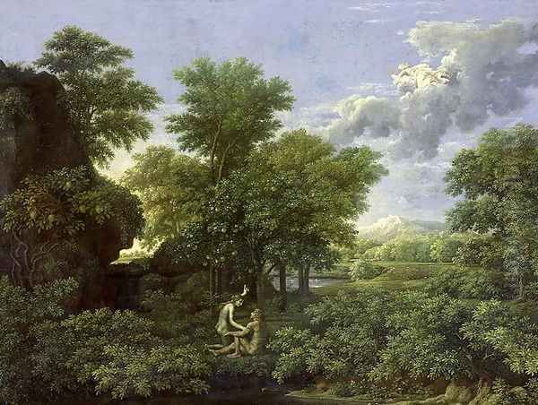 Spring, or The Garden of Eden Oil Painting by Nicolas Poussin