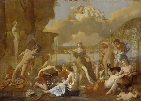 The Realm of Flora, 1630-31 Oil Painting by Nicolas Poussin