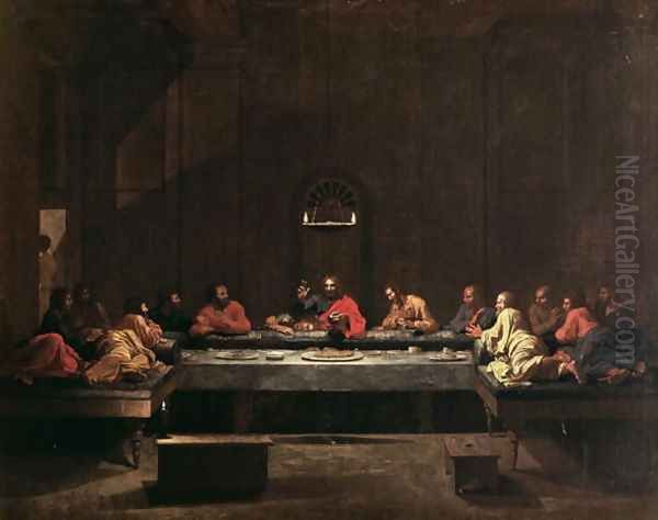 Holy Eucharist, c.1638-40 Oil Painting by Nicolas Poussin