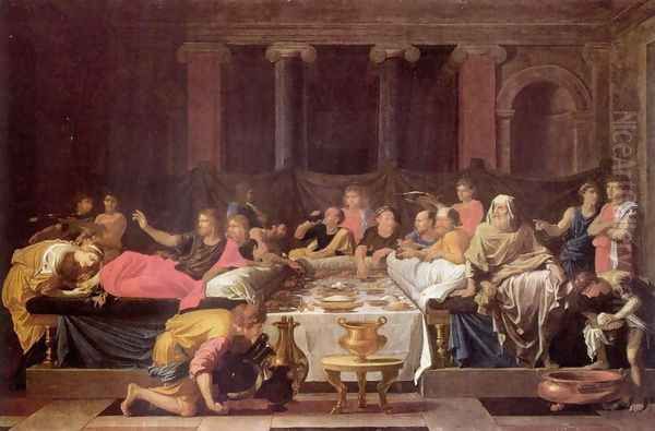 Sacrament of Penance Oil Painting by Nicolas Poussin