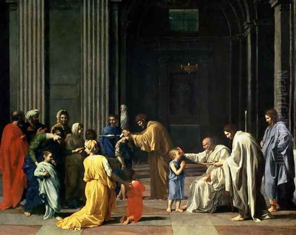 Confirmation, c.1638 Oil Painting by Nicolas Poussin