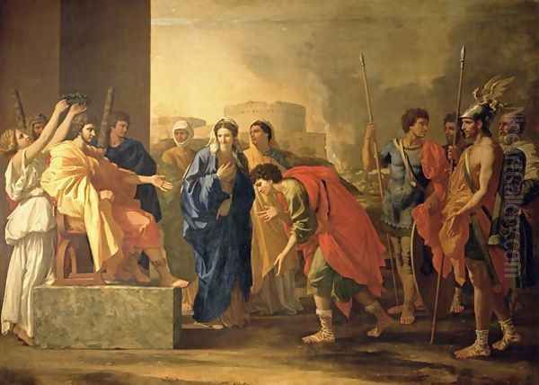 The Continence of Scipio, 1640 Oil Painting by Nicolas Poussin