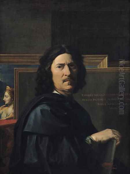 Portrait of the Artist, 1650 Oil Painting by Nicolas Poussin