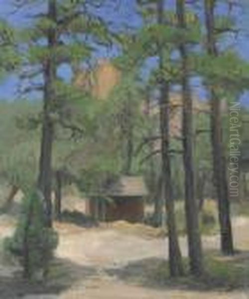 Cabin In The Pines Oil Painting by Walt Kuhn