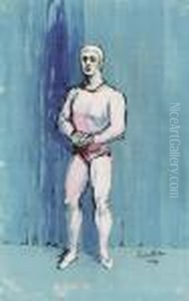 Circus Performer Oil Painting by Walt Kuhn