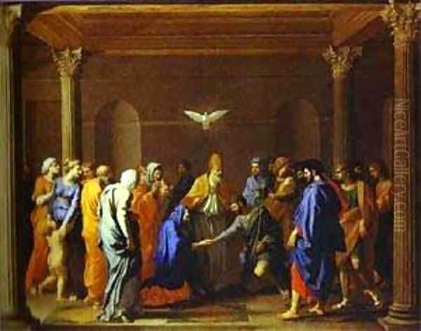 The Marriage Of The Virgin 1640 Oil Painting by Nicolas Poussin