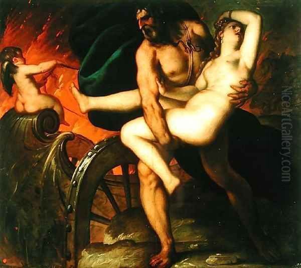 The Rape of Proserpine Oil Painting by (Alessandro) Padovanino (Varotari)