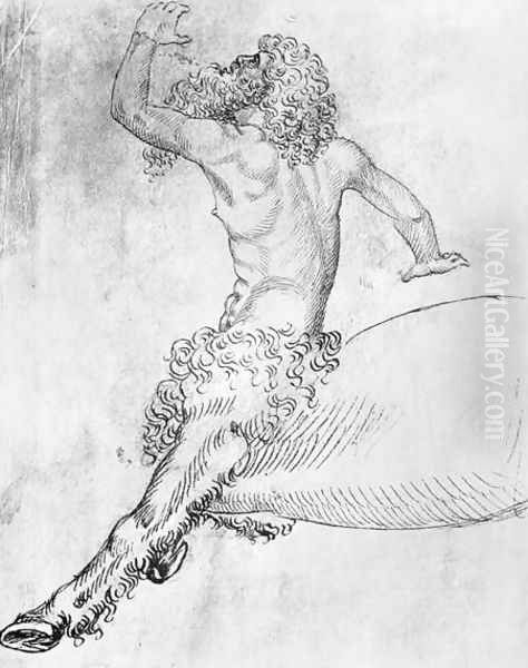 Centaur, from the The Vallardi Album Oil Painting by Antonio Pisano (Pisanello)