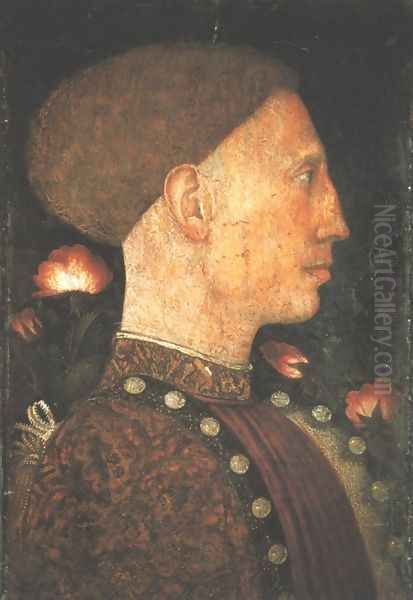 Lionel d'Este Oil Painting by Antonio Pisano (Pisanello)