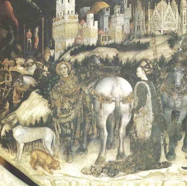 St. George and the Princess of Trebizond Oil Painting by Antonio Pisano (Pisanello)