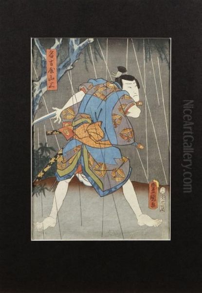 Samuraj I Regn Oil Painting by Kunisada