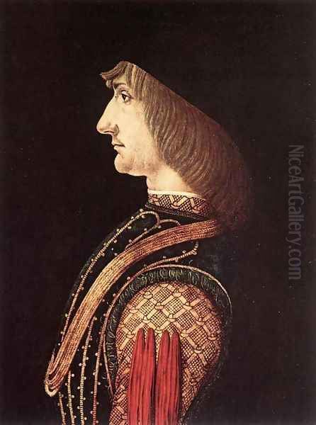 Portrait of a Man c. 1500 Oil Painting by Ambrogio de Predis