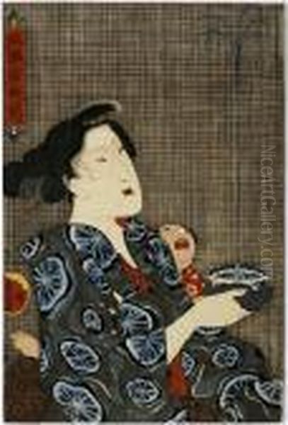 Oridashitouseto Oil Painting by Kunisada