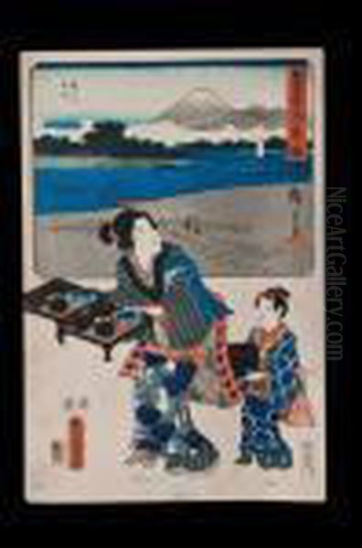 Sohitsu Gojusan Tsugi Oil Painting by Kunisada