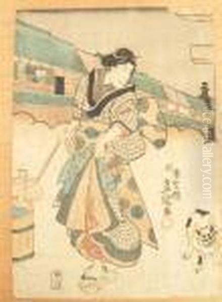 Untitled Oil Painting by Kunisada