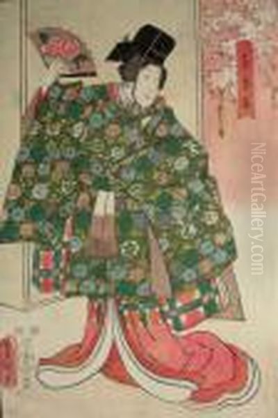 Drzeworyt Barwny Oil Painting by Kunisada